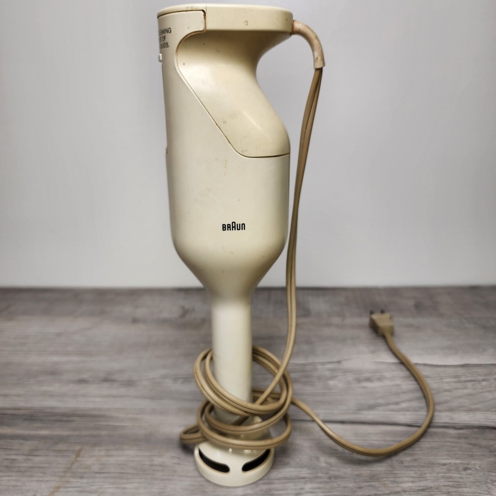 Braun 4172 Immersion Hand Blender White Cream 120W Corded Stick Mixer Mexico